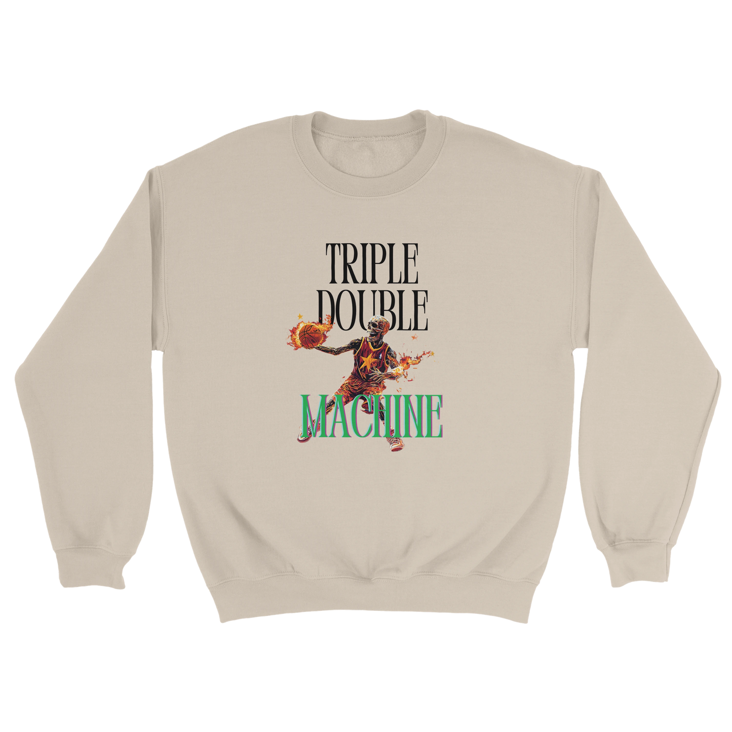 Triple Double Machine Crewneck