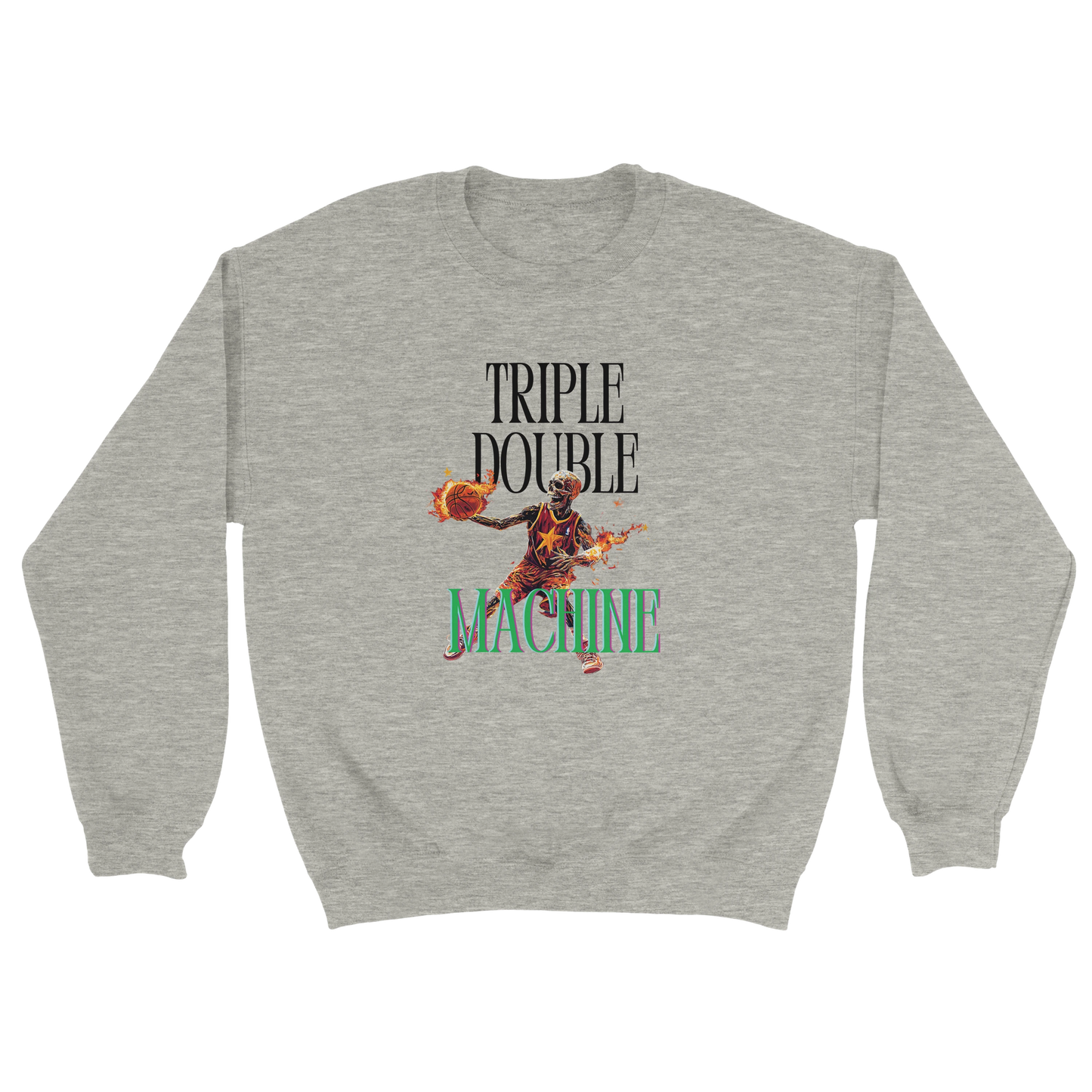 Triple Double Machine Crewneck