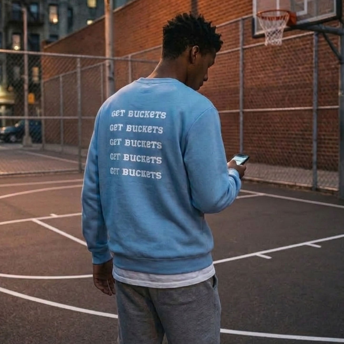 Get Buckets Crewneck
